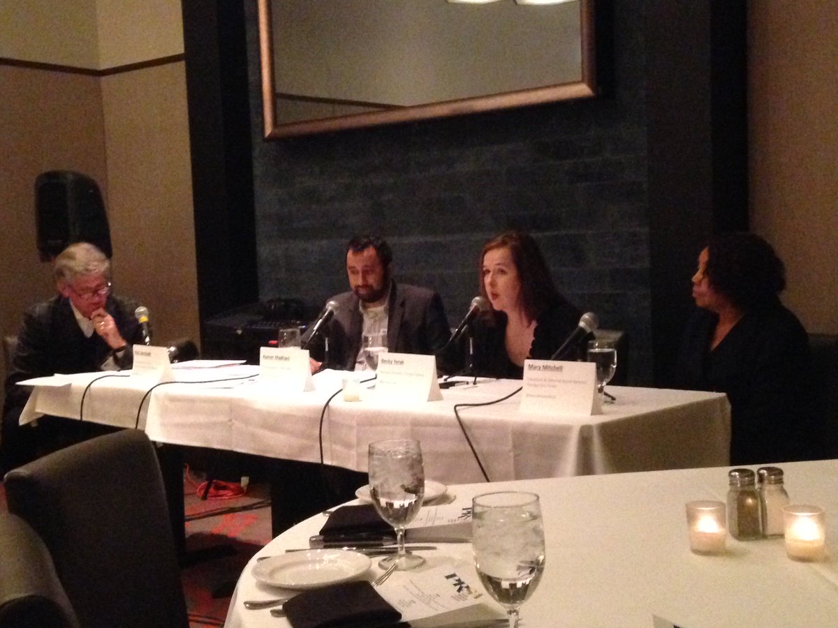 Great discussion on local high profile issues &amp; national trending topics at our #PRSAChi Chicago Media luncheon!