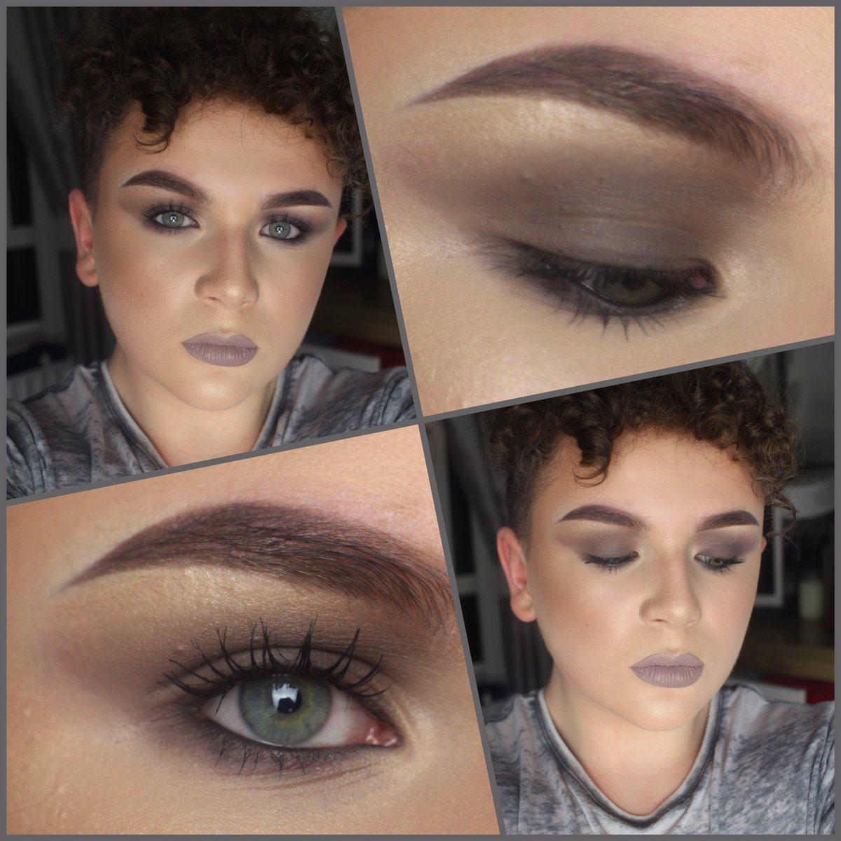 All grey! #makeup #makeupartist #mua