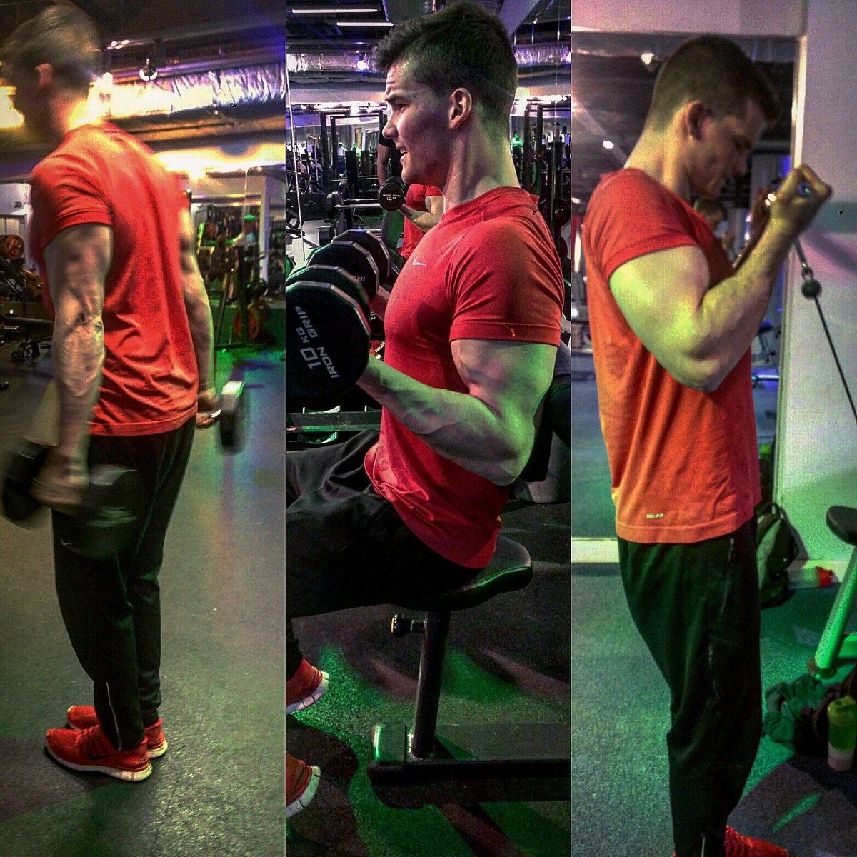 Abbo1910's tweet photo. Nice big arm session 💪 cant wait for @LuxeFitClothing launch Friday! Watch out for discount code!! ✌ #teamlxft https://t.co/66bjcKquUr