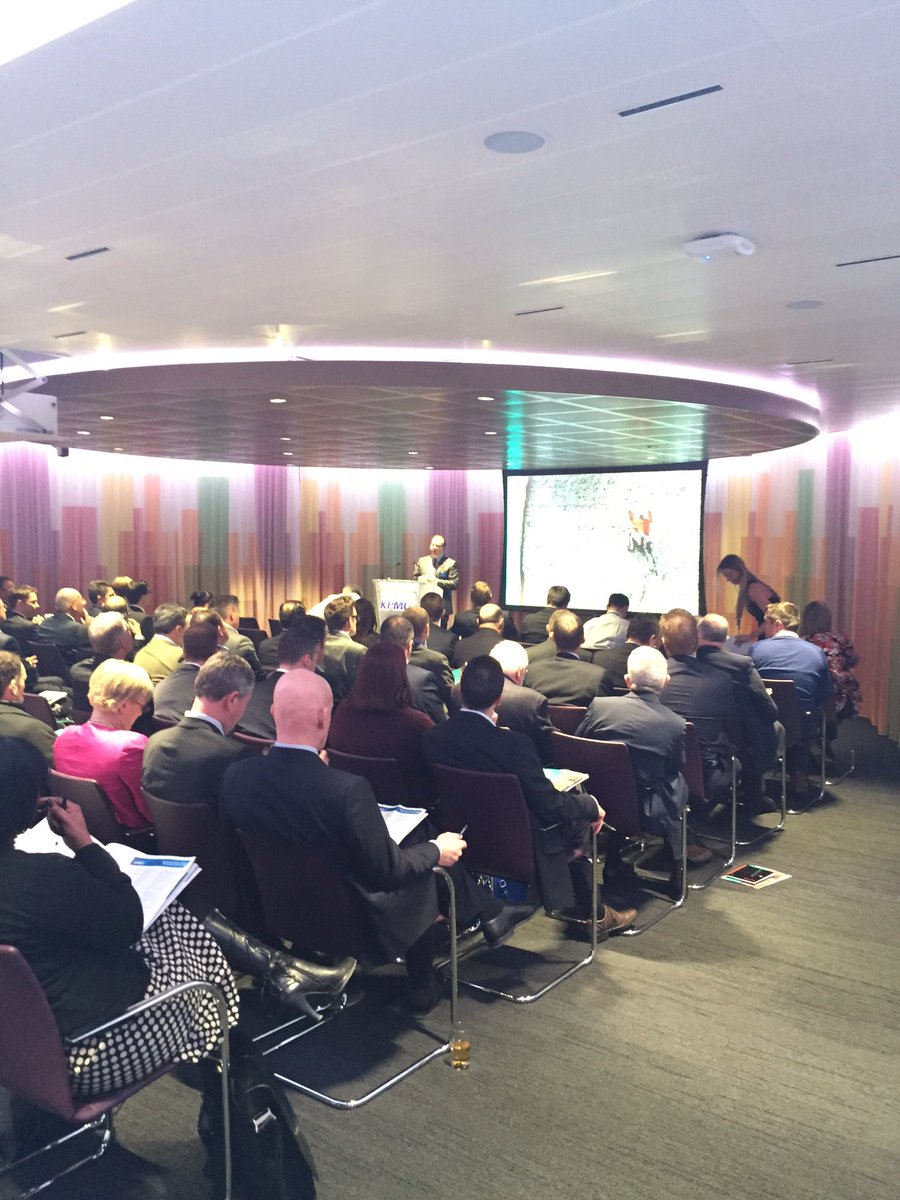 _RyanWebster's tweet photo. Full house again at the #KPMGEnterprise evening with @KevinDGaskell ex CEO of @Porsche @Lamborghini and @BMW https://t.co/tgonusYc8A