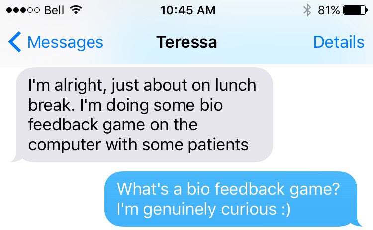 pcom620_Bri's tweet photo. Convos between friends a 🌏 apart. T's in India in a leprosy hospital on practicum for occupational therapy #pcom530 https://t.co/7uMqRqaTnS