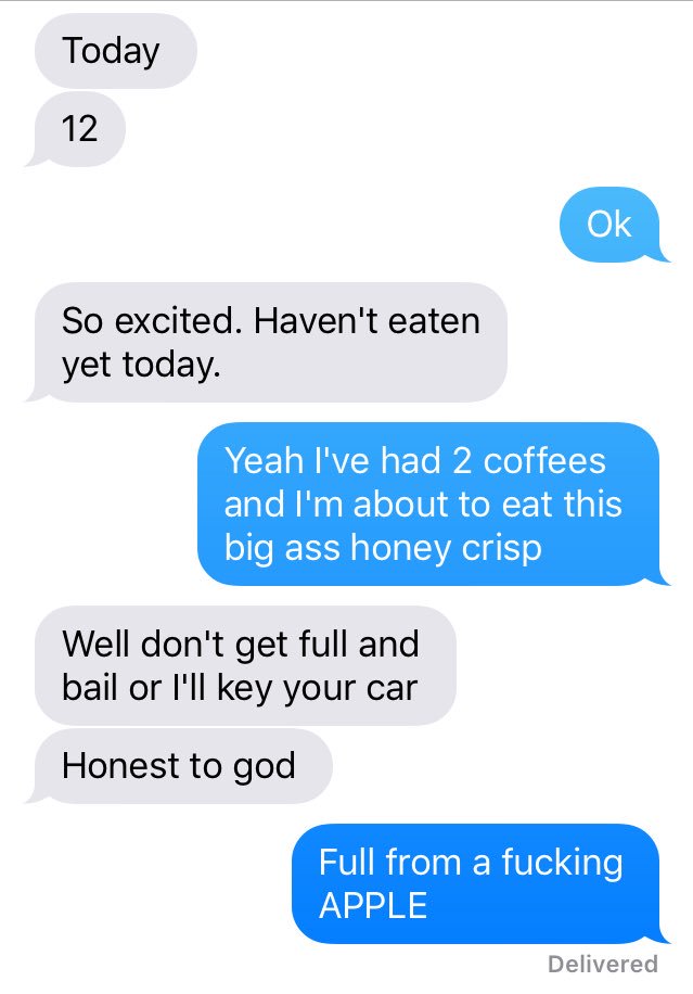 MissBlueBalls's tweet photo. Don't ever bail on @CallanBjornn  or else you're getting your rig keyed https://t.co/RVmLeeLH60