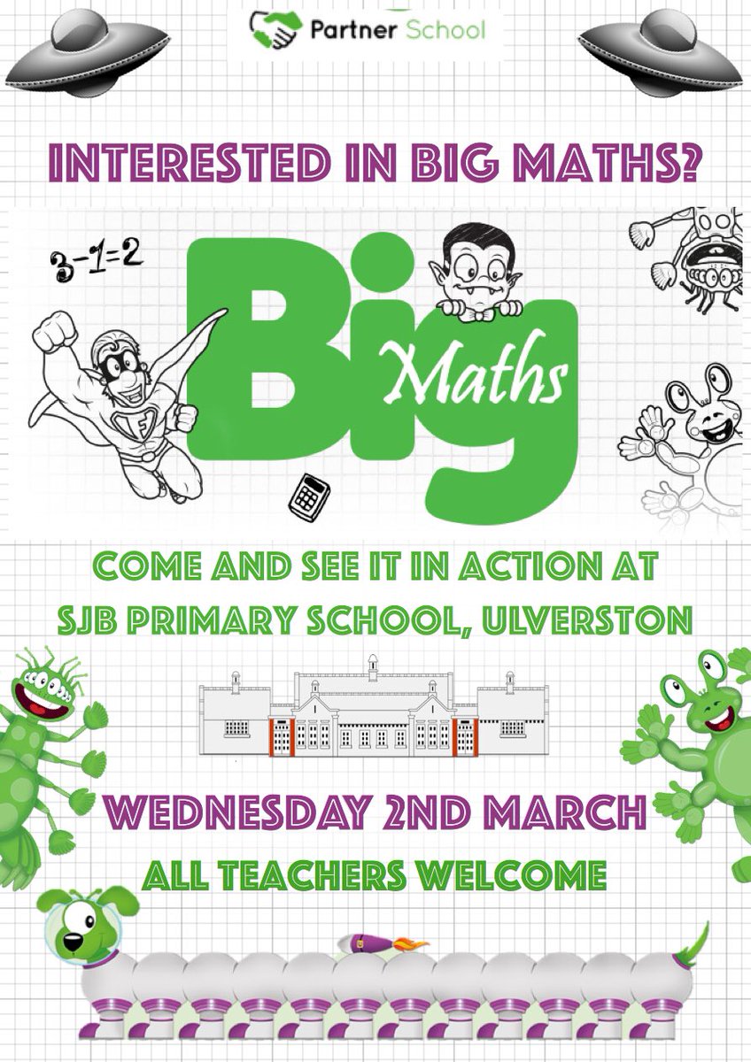 SJBPrimarySch's tweet photo. Want to see Big Maths and Big Writing in action? Come and visit us next week! @rosBIGWRITING @BenBigMaths #Andrell https://t.co/5wLr9iOLxK