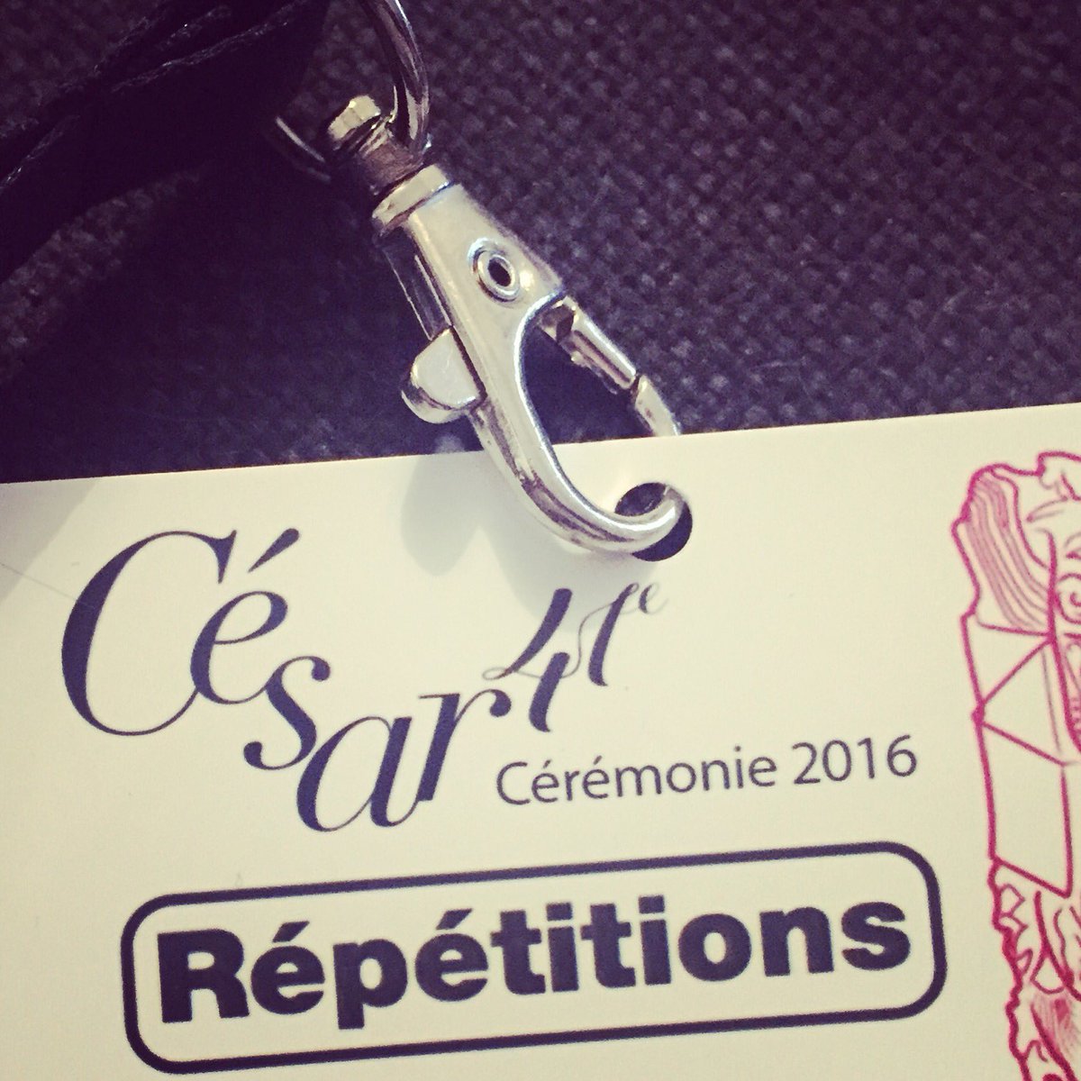 #César2016 are coming... #rehearsal #vendredi #bethere #teamForesti #teamCanal