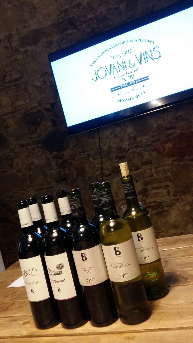 Comencem el tast de @BernaviWine amb el Marco #vicatala #terraalta