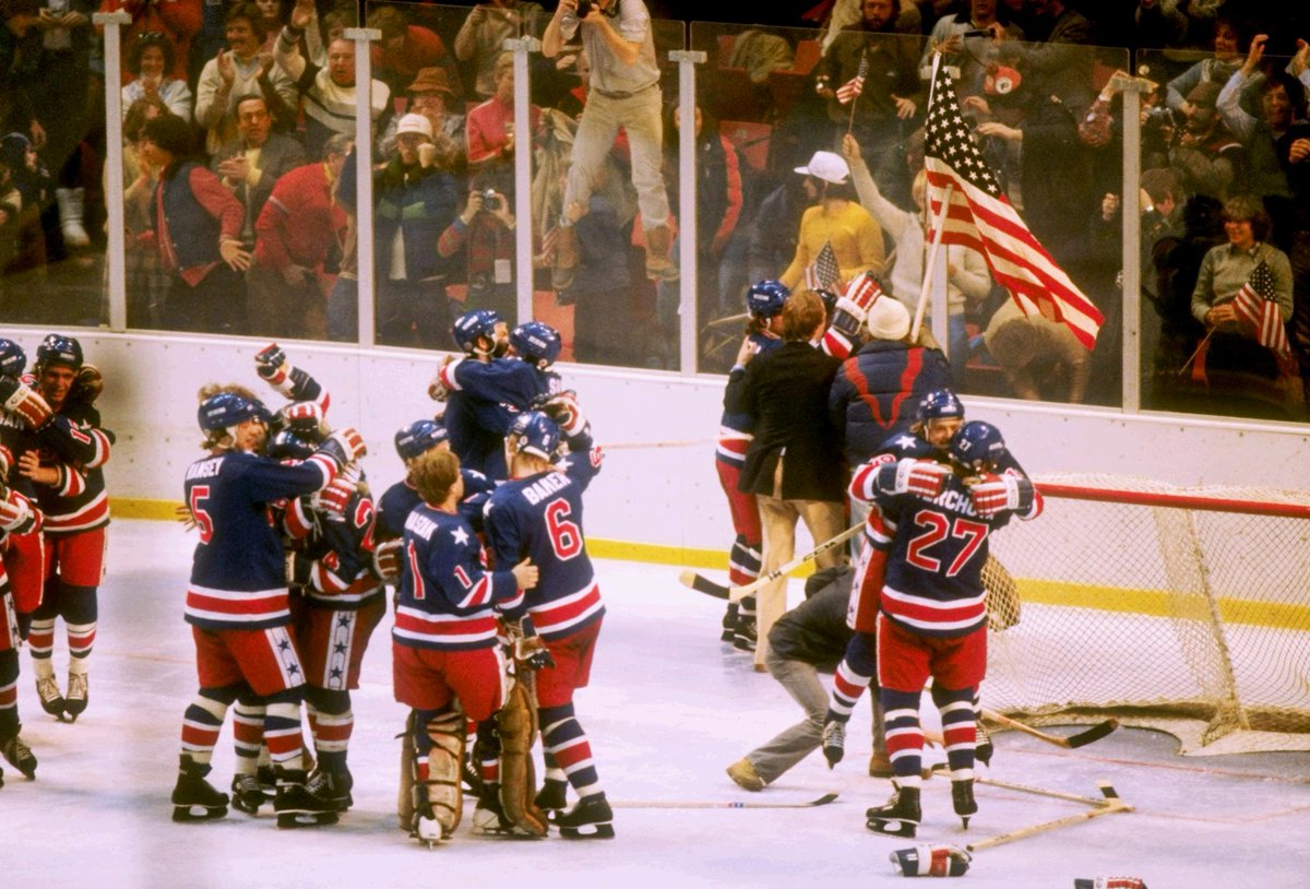 SportsCenter's tweet photo. On this date in 1980, the U.S. hockey team completed its miracle run to a gold medal by defeating Finland, 4-2. https://t.co/ZQhOd70X2g