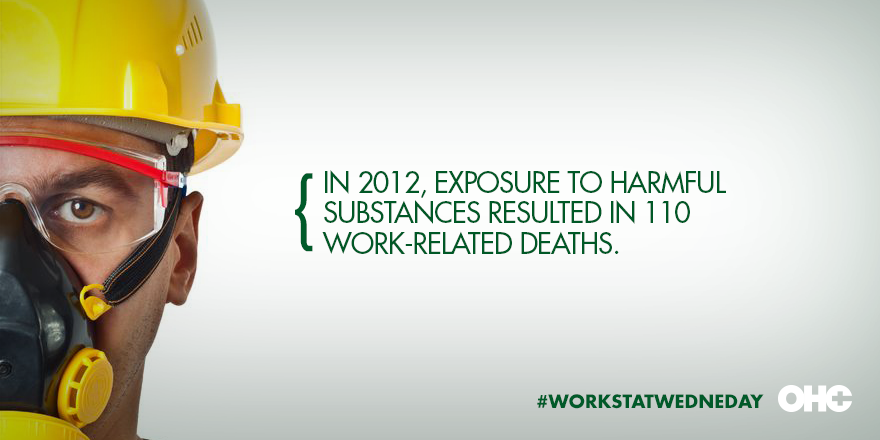 OccupationalHC's tweet image. #WorkStat - Prevent occupational respiratory disease, wear a well-fitted respirator.