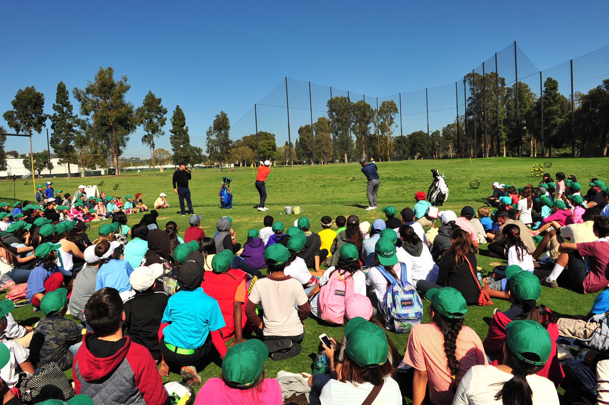 thegenesisinv's tweet photo. Hundreds of kids in LA got to experience #morethangolf at #ntopen2016 https://t.co/ioMpfTntkt https://t.co/5eMLjVRR24