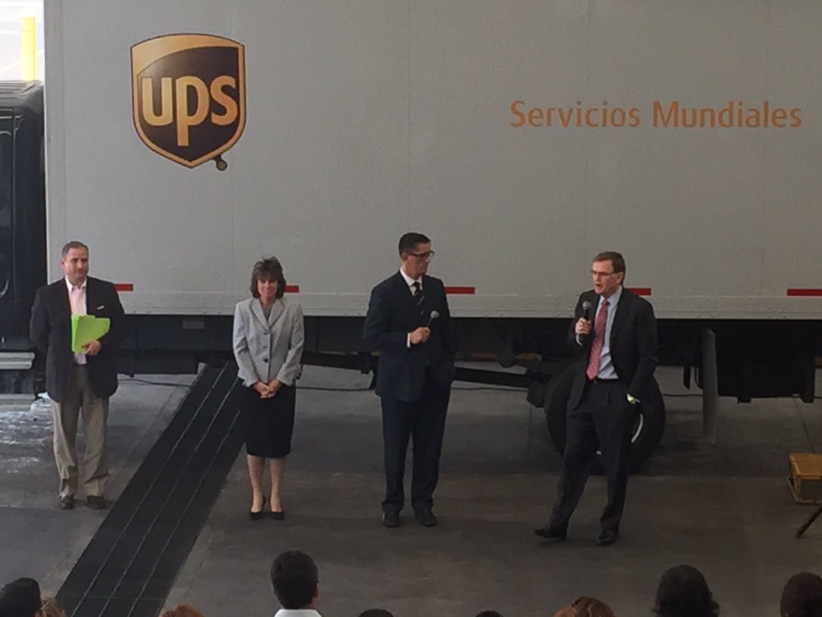 PCM de felicitaciones para @UPSMexico #DavidAbney @UPSers @UPS #ProudUPSer