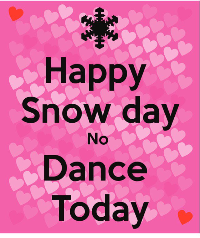 ConfiDance5678's tweet photo. No dance tonight due to the weather.  Enjoy your night off! #ConfiDance https://t.co/I8LbxAzCwb