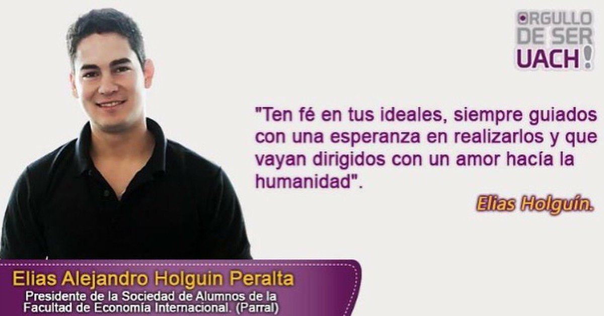 ODSUACH's tweet photo. #ConoceA Elias #SAFEI #HaciendoAmigos #OrgulloDeSerUACH https://t.co/rcRVz7JerP