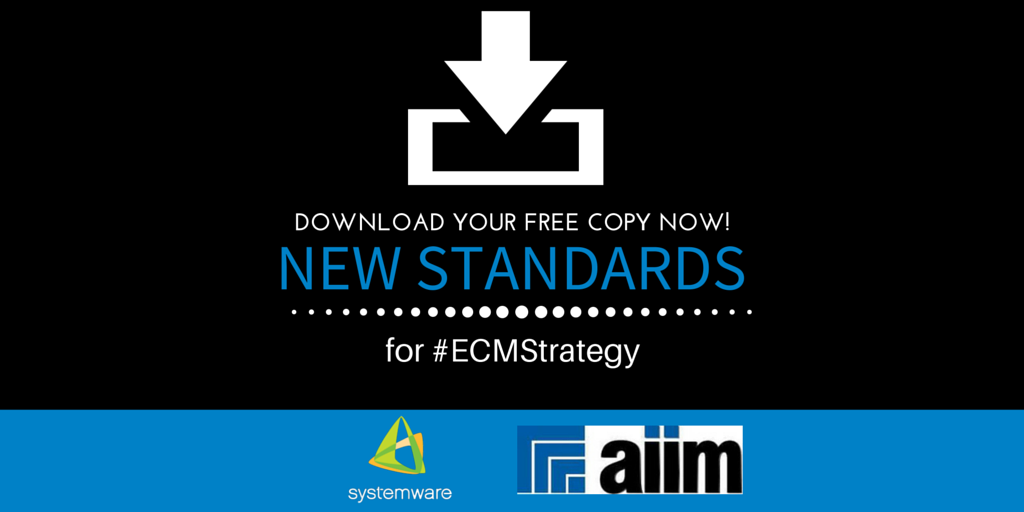 Systemware's tweet photo. The #SME's have spoken! #ECMStrategy WP by @ChiappeAndrea & @BobLarrivee Free copy here: https://t.co/Tgp7Wsj2kQ https://t.co/65qeAtb1D0