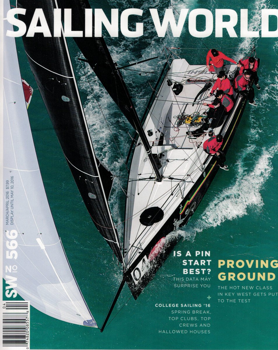 CCYachts's tweet photo. Angus Davis and team Nyabinghi look great on the March issue @SailingWorldMag #CC30OD #keywestraceweek https://t.co/YFOewAh74F