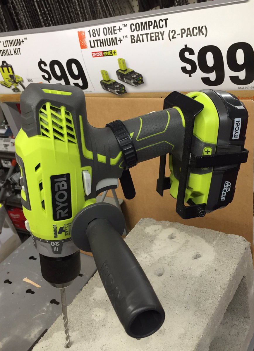 adritoolnation's tweet photo. Demo time over at the #ManhattanWest @HomeDepot #6175 @RYOBIpowertools #RyobiNation Was$128/Now $99RYOBI HammerDrill https://t.co/NzmKWCEGIv
