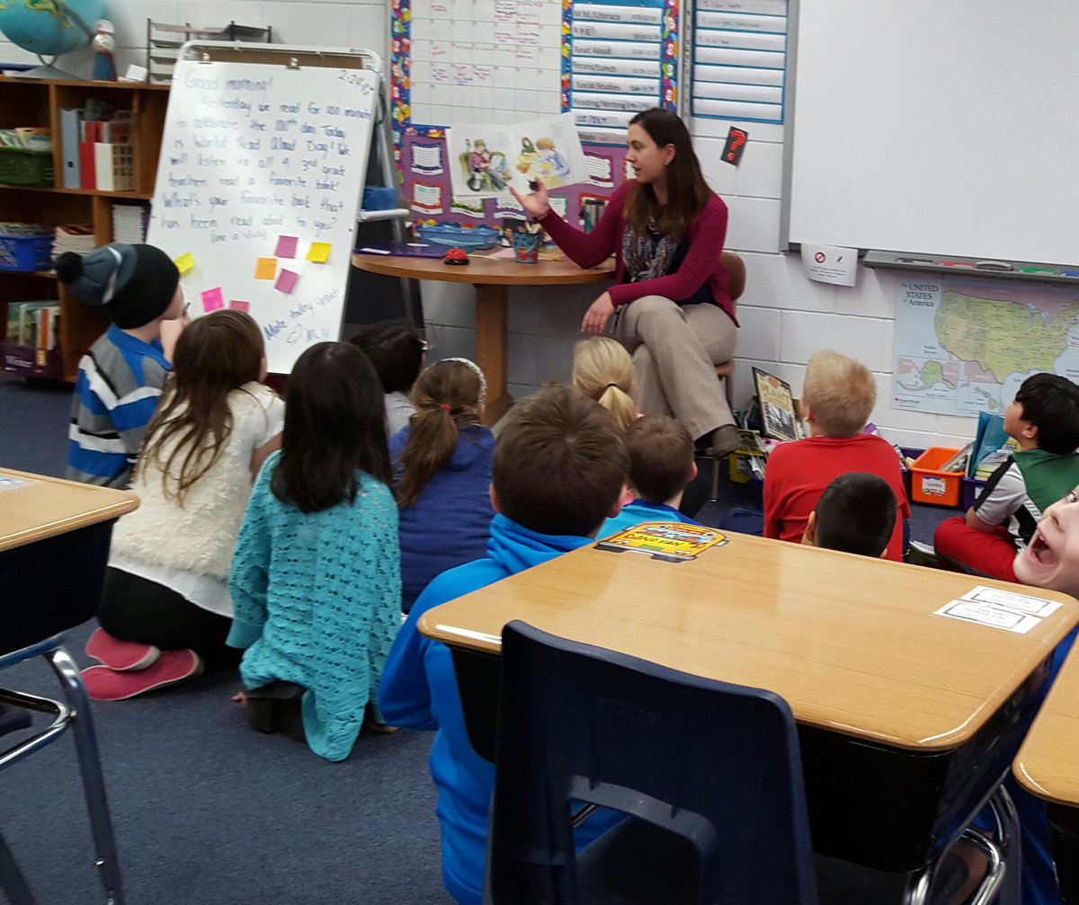 LaRue306WW's tweet photo. Celebrating #WorldReadAloudDay by traveling through all 4 3rd grade rooms to hear different books read aloud! https://t.co/M69WxpRJ50