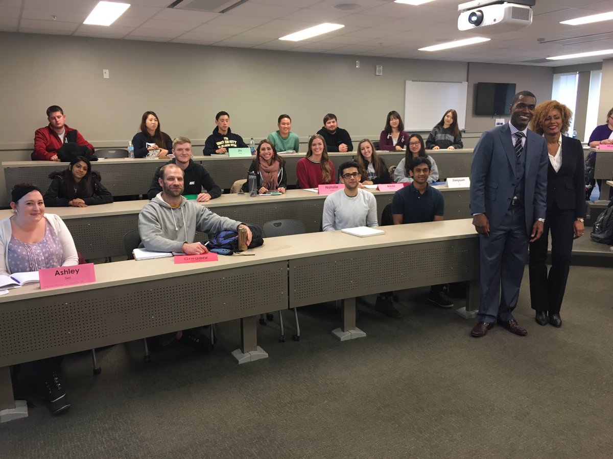 martypieratt's tweet photo. Florida top real estate managers Socrate and Cassandra Exantus at W300 New Venture Management class @KelleySchool https://t.co/nYIienrZpB