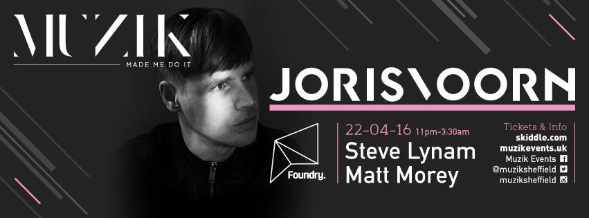 MuzikSheffield's tweet photo. @jorisvoorn 22 nd April Sheffield at the Foundry home of @tuesdayclub 🙌 @stevelynam @mattmoreyoosh @LeeFreemanFit https://t.co/NQBvLCm2uo