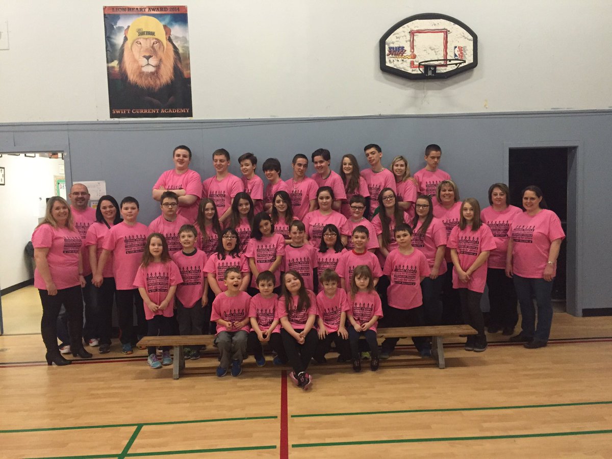 SCA pink T-Shirt day... We stand up for each other! #antibullyingday2016