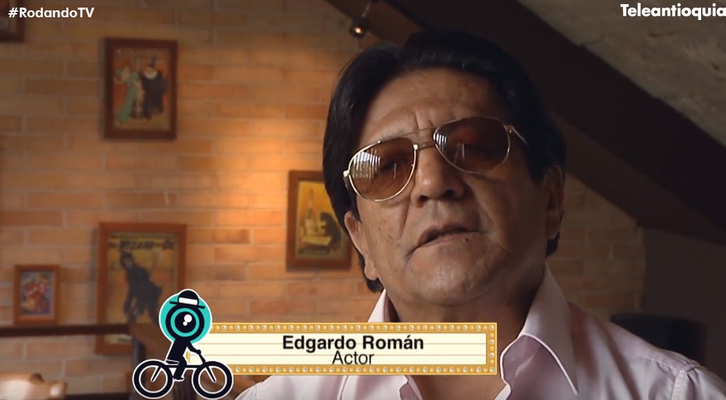 Teleantioquia's tweet photo. Para #EdgardoRomán, la actuación es un arte que se plasma sobre un escenario. Conéctate a #RodandoTV hoy a las 9 pm https://t.co/LqHWOovX6O