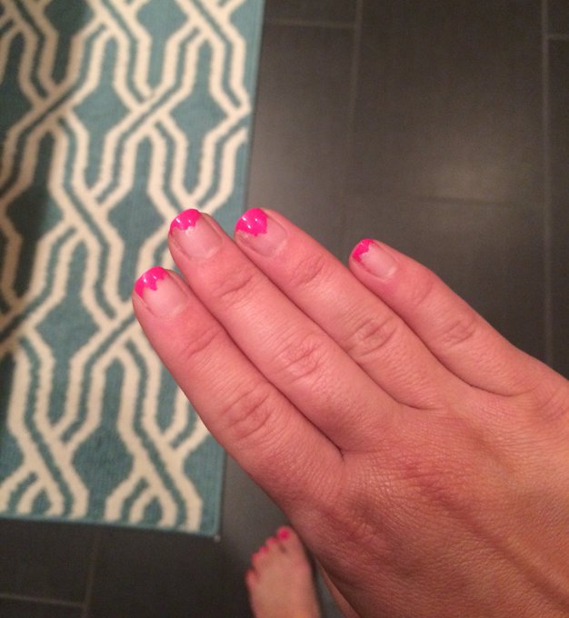This looks classy, huh? I thought shellac manicures weren't supposed to peel/chip? Off to get my nails<a href="/tag/femdom"class="tags"><span>#femdom</span></a>