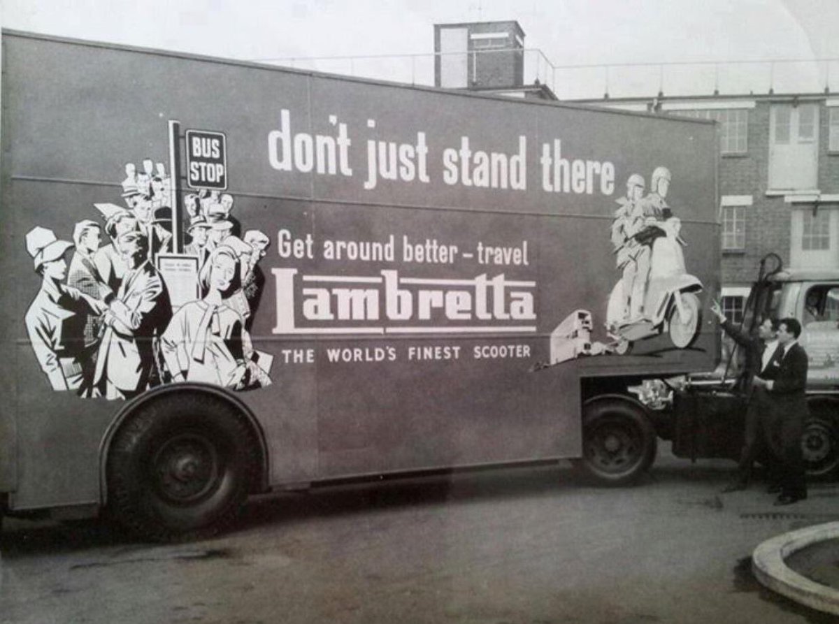 #Lambretta #ThrowbackThursday Who needs buses! <a href="/vespa_lc1/">Norrie Kerr</a> @lambrettalineup <a href="/lambrettismo/">Lambettismo</a> <a href="/Lambretta_OC/">LambrettaOwnersClub</a>