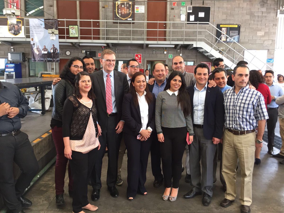 Part of IE employees with #DavidAbney #UPSCEO @UPSMexico @UPSers