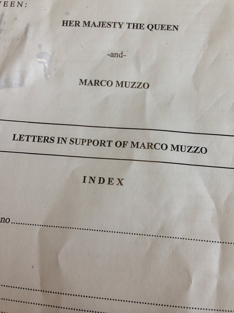 CTVToronto's tweet photo. RT @Janice_Golding: 92 letters of support of #Muzzo entered as exhibits at courthouse. Defence read snippets today. https://t.co/JkyDrQ49PL