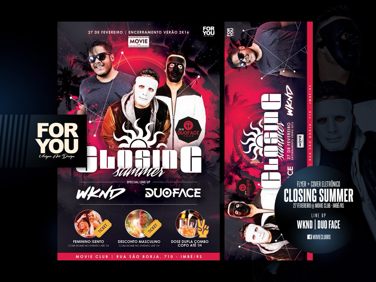 foruoficial's tweet photo. 27FEV | Closing Summer w/ @oficialwknd + Duo Face.

LIKE: https://t.co/QAQ6re6QHI
SOUND: https://t.co/2Sh7hJvqJ0 https://t.co/fmzv3PQI1J