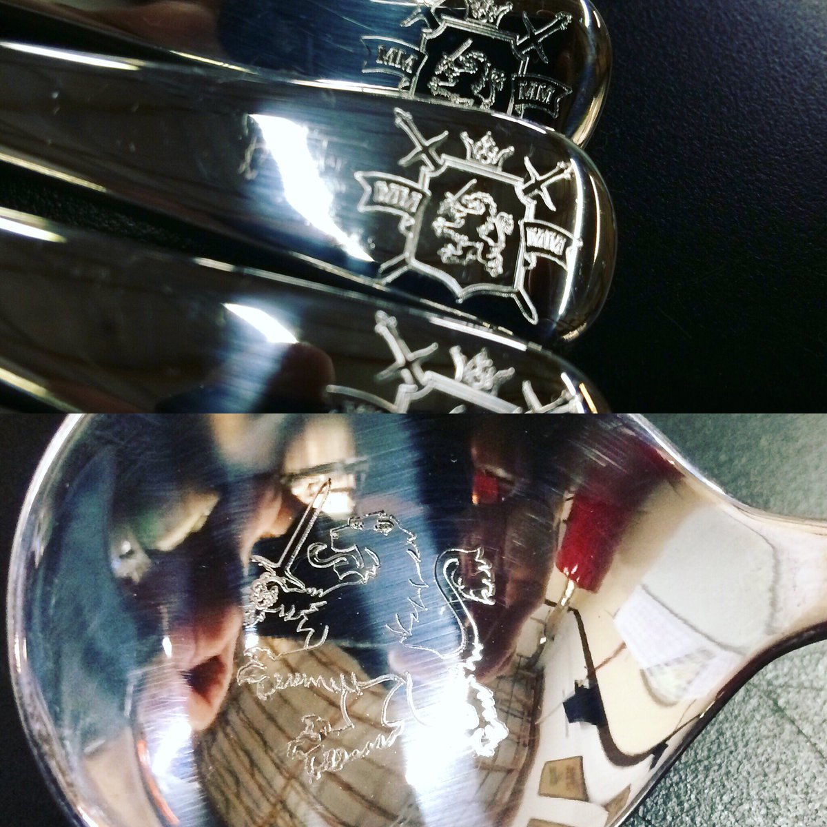Custom silver plated cupping spoons have arrived! #coffee #cupping #spoons #custom #CaffeLusso