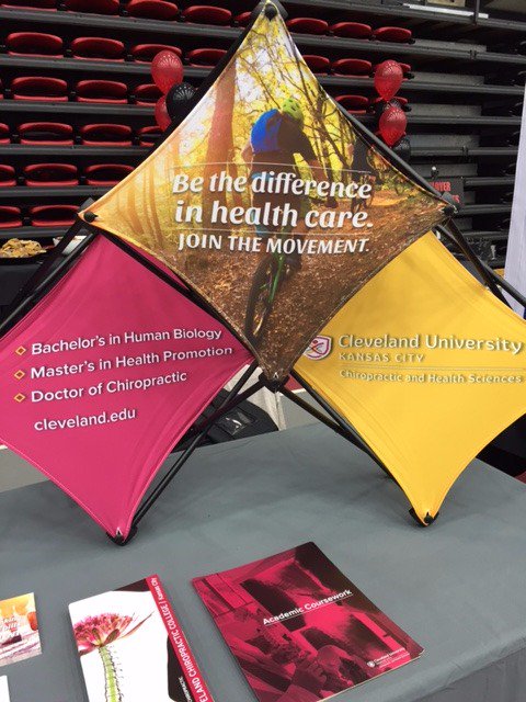 clevelandunivkc's tweet photo. @UCentralMO We're meeting your best and brightest at the career fair today. Thanks for hosting! #learningaboutchiro https://t.co/pbq08tH9jH
