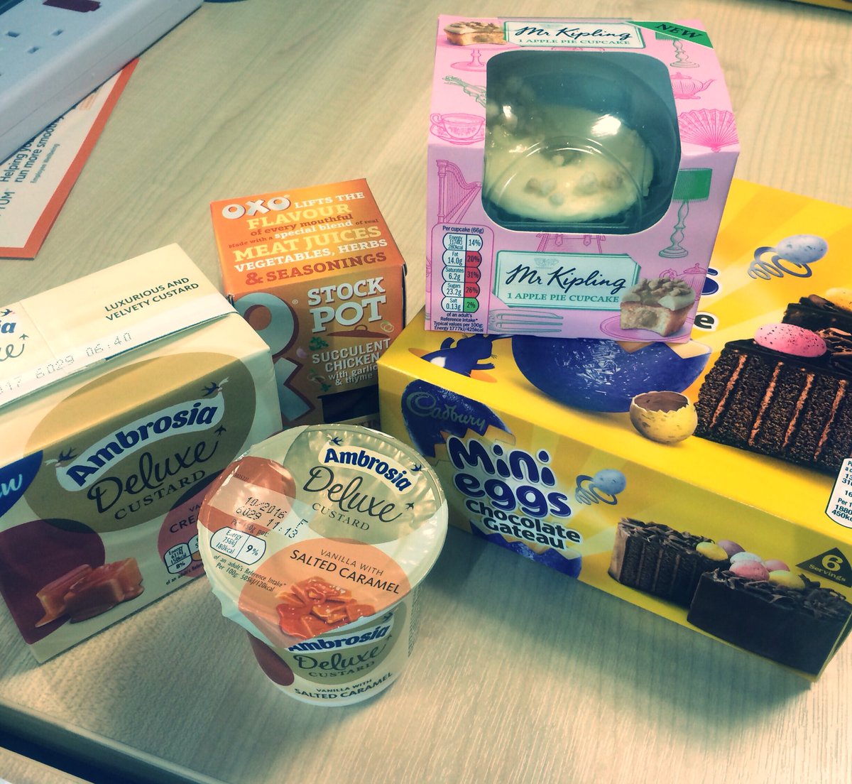 SuzanneKaberry's tweet photo. Chose a good day to visit the office! #deskdrop #newproducts #easter https://t.co/N45CwDglBi