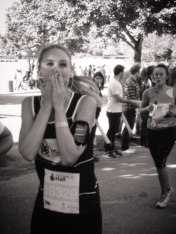 OliviaEmilyH's tweet photo. For #FearlessFeb3MZ @zenogroup running my first half marathon with no race experience is my proud moment #bonkers https://t.co/dLiEytyHqH