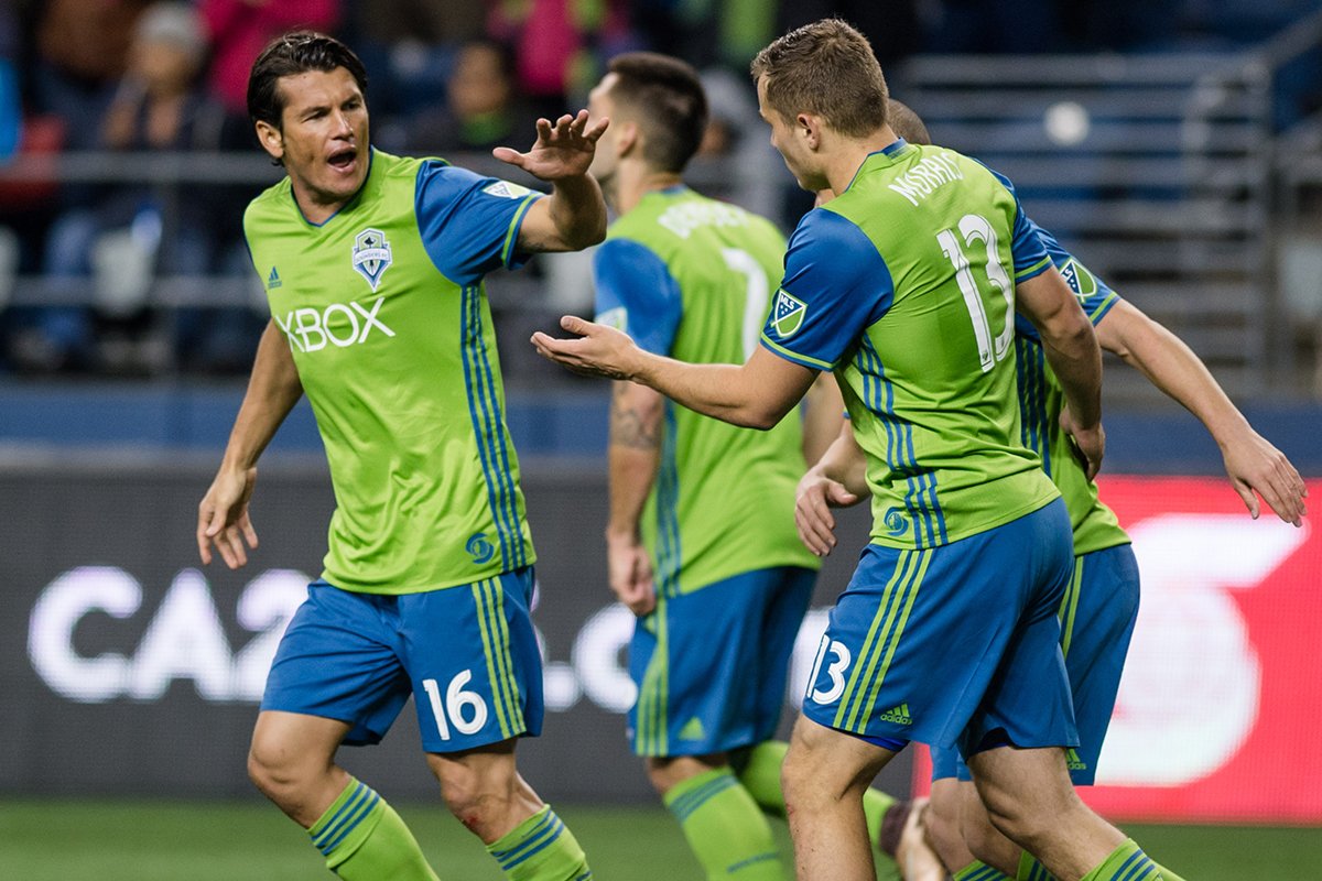 SoundersFC's tweet photo. “History’s there for you to look at, but history is also there to be broken.” https://t.co/rXgf46rDkf #SEAvCA https://t.co/B8nq2a8Gki