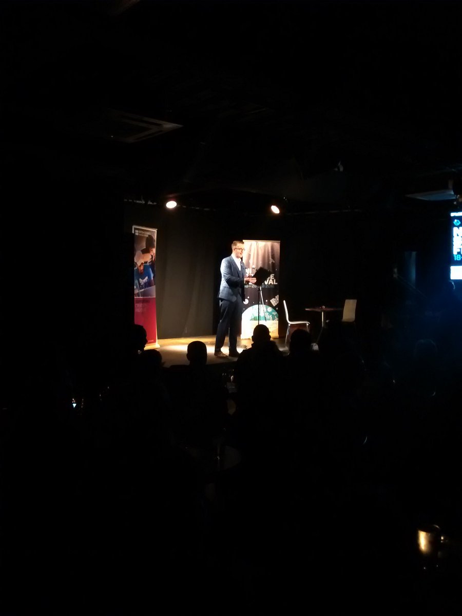 BelfastSkeptics's tweet photo. @DavidMeadeLive presenting scicom cabaret @BlackBoxBelfast @niscifest . Great night ahead. https://t.co/p4Y5PjEtts