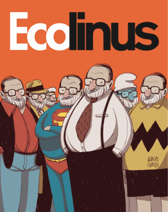 Evviva. La nostra controcopertina di marzo è tutta per Umberto❤️ #UmbertoEco