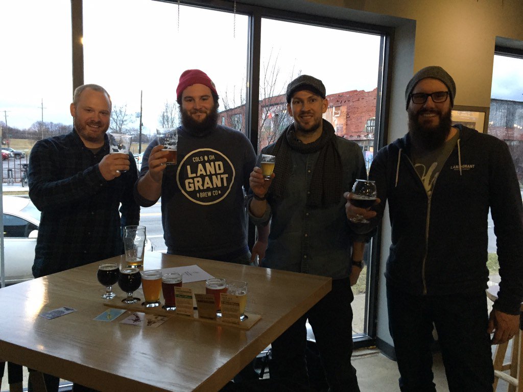 exp_grp's tweet image. A Franklinton welcome @LandGrantBeer! @BrewDogUSA @BrewDogJames @brewdog