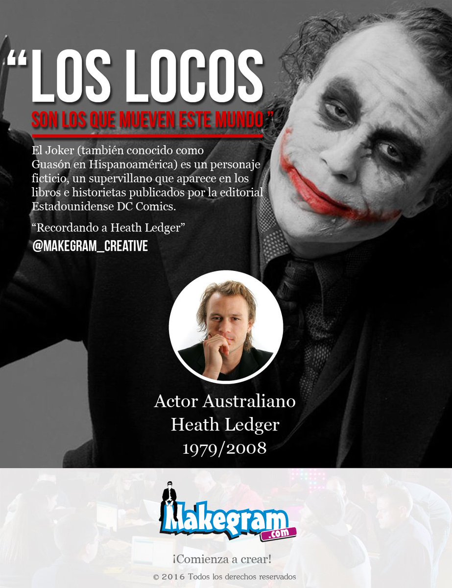 makegram's tweet image. Los #locos son los que #mueven este #mundo, " Seguimos apostando por nuestra #pasión " #entrepreneur #startup #crea