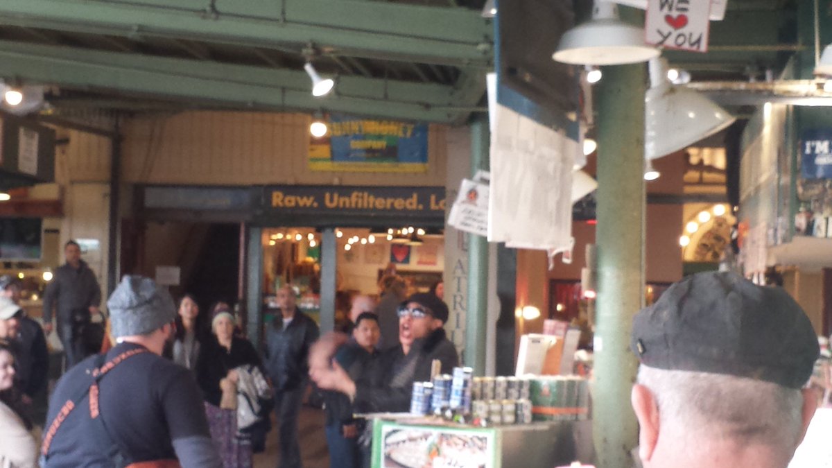 SDeShazer's tweet photo. #ncce2016  flying fish https://t.co/uT8eiGMqza