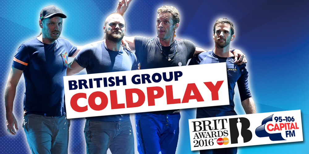CapSouthCoast's tweet photo. For the 4th time, the winner of the #BRITs Best British Group is….@coldplay! #BRITsOnCapital https://t.co/UKSdTqDRIA