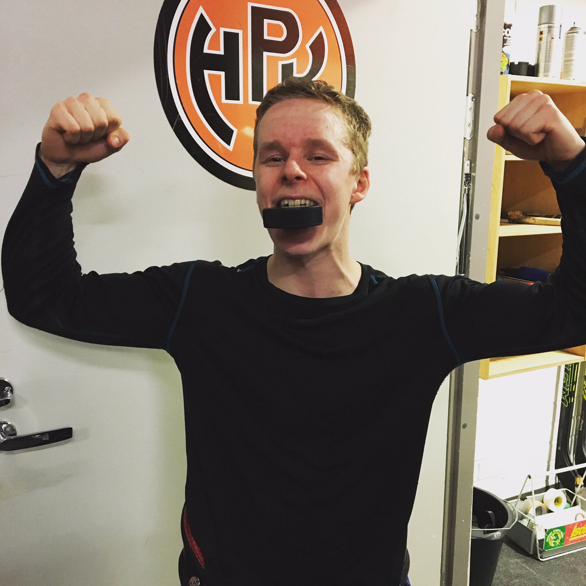 19-vuotias #HPK-puolustaja <a href="/MatiasHaaranen/">Matias Haaranen</a> iski keskiviikkoiltana liigauransa avausmaalin. #Liiga