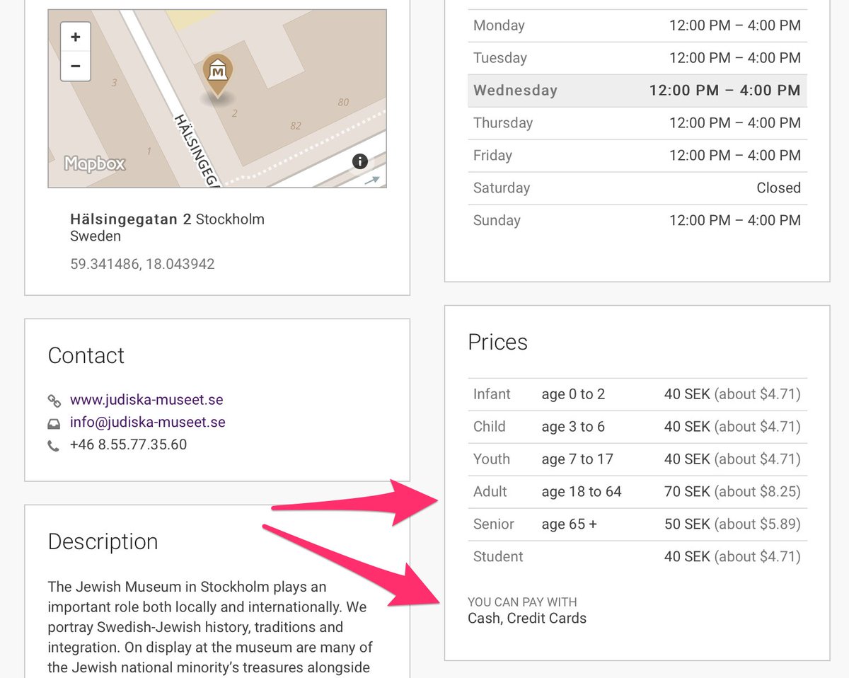 musedapp's tweet photo. When it comes to international places, we do the price math so you don't have to and if you can use a credit card. https://t.co/X9xNsZM7kG