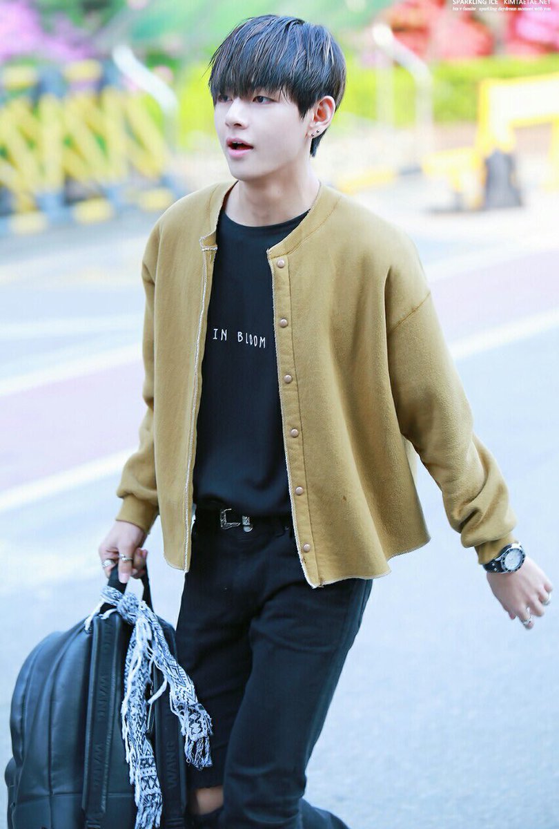 bts outfits on Twitter: "kim taehyung x brown jacket (150501) https://t