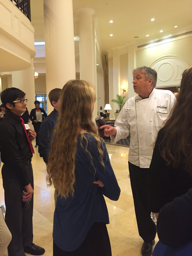 MrsJonesCapeHS's tweet photo. "You never get a second chance at a first impression" -Chef Quin McCord @PrincipalDMS #DelmarBPA #DelawareBPA https://t.co/TYCGNwVbJp