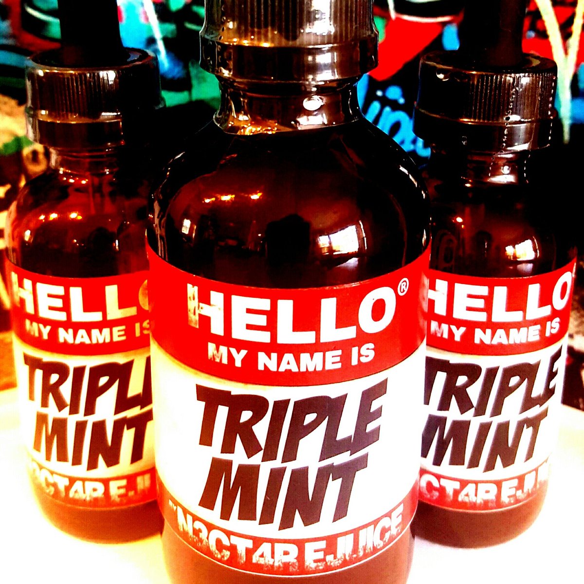 _N3ct4r_'s tweet photo. Triple Mint, Triple Mint, Triple Mint. #vapelife #vapersonly #n3ct4r #ejuice #graffiti #eliquid #vapejuice #pnw https://t.co/6D0u46Bsoh