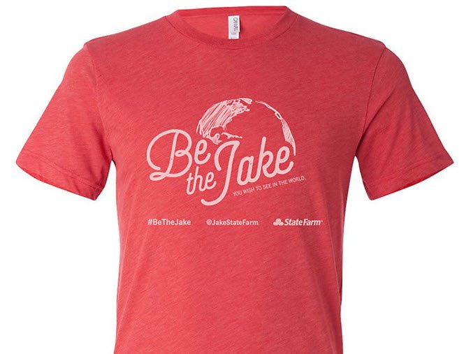 JakeStateFarm's tweet photo. #BeTheJake you wish to see in the world. #WednesdayWisdom https://t.co/v7iAbJMImQ