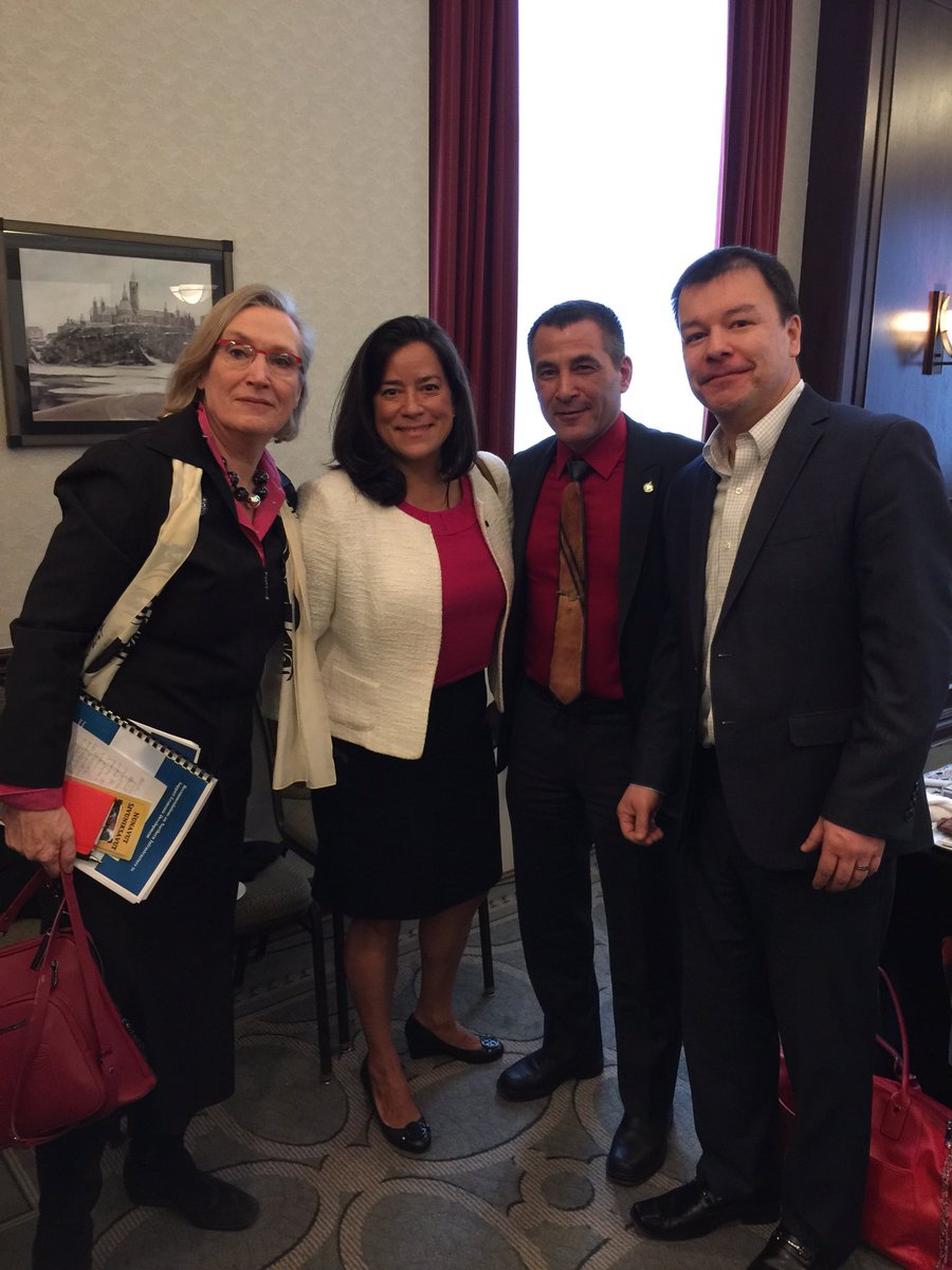 Great to meet Ministers Bennett, Wilson-Raybould &amp; Tootoo