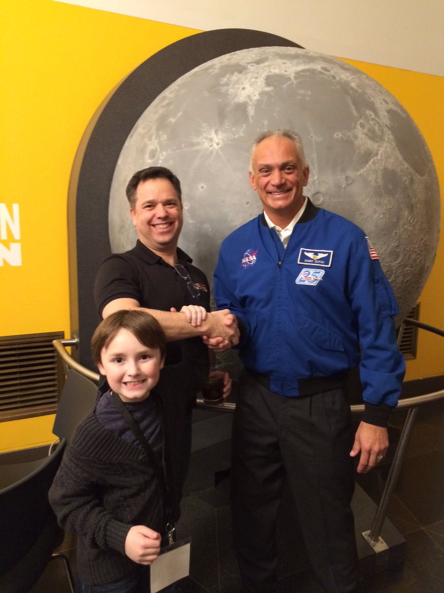 Mars bound with Danny Olivas at the Adler planetarium. Ypo Chicago