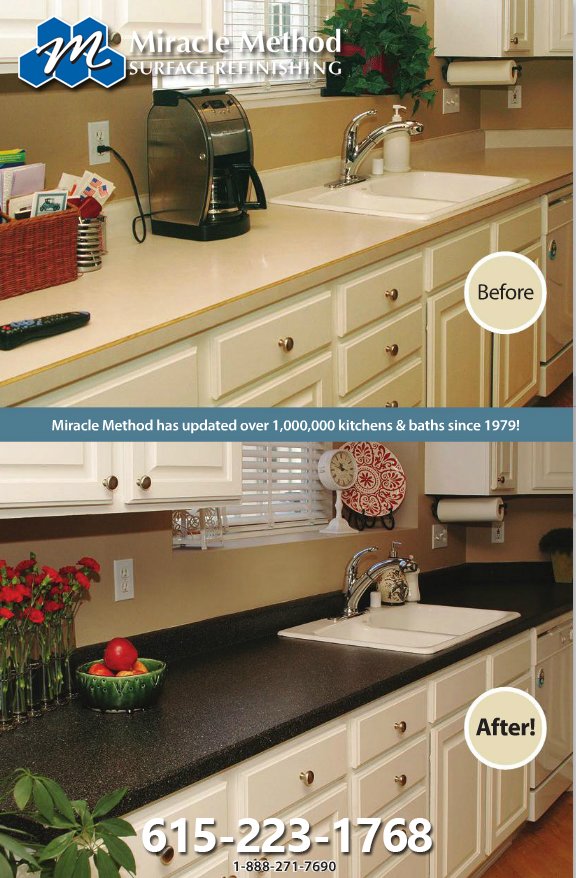 MiracleMethodTN's tweet image. Countertop refinishing will typically save homeowners 30% to 50% over total replacement cos… miraclemethod.com/nashville/coun…