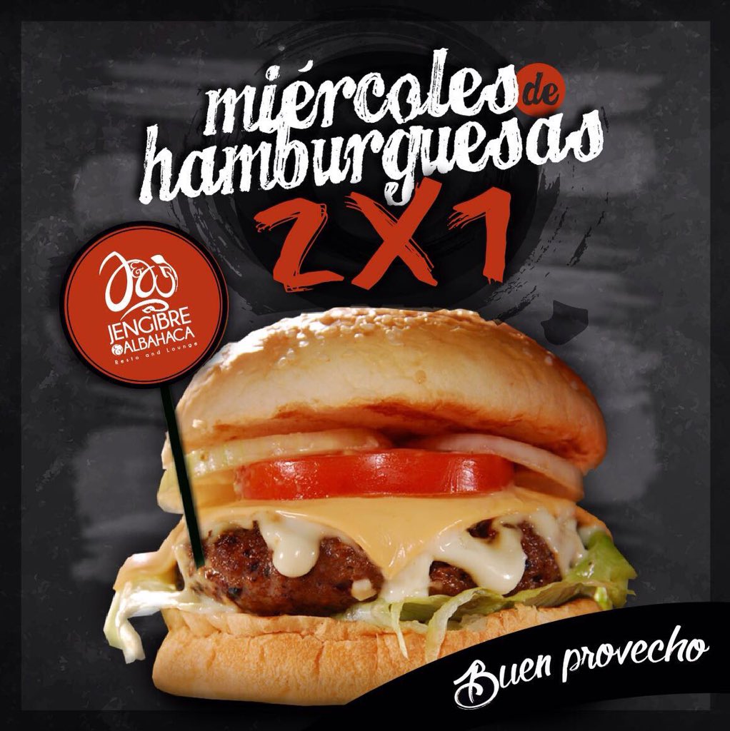 JengyAlbahaca's tweet photo. Hoy disfruta de nuestra promo de #Hamburgesas2x1 https://t.co/wAq99doyko