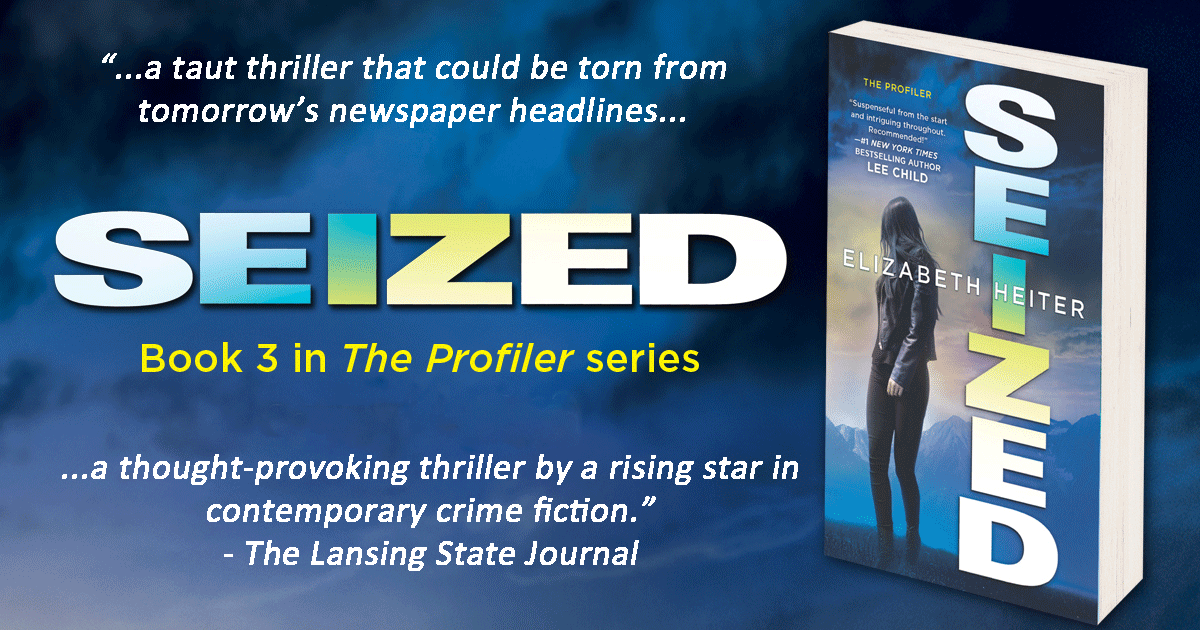 ElizabethHeiter's tweet photo. Get a #signed copy of #SEIZED from @poisonedpen: https://t.co/x86o0WDgUV
#ProfilerSeries #suspensebooks https://t.co/YuCrIV7SnW